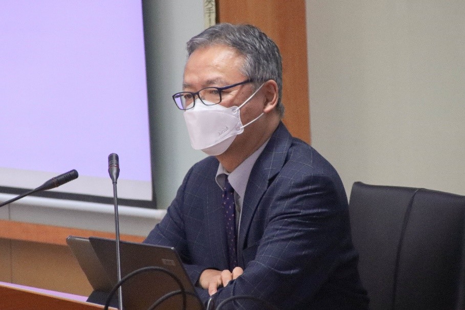 Professor Soeya Yoshihide form Keio as the speaker of the Keynote Speech.（Photo by College of Social Sciences）